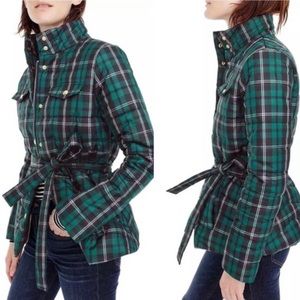J.Crew plaid coat